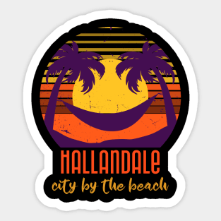 Hallandale City By the Beach Sticker